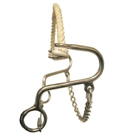 Coronet Rope Nose Hackamore Side Pull Horse Bit