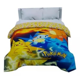 Pro Edredón Matrimonial Estampado Hd, 2 Vistas Ultra Suave