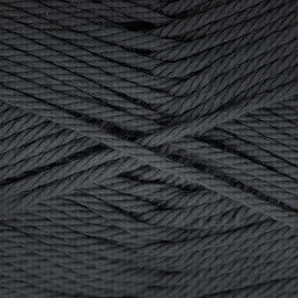 Estako Royal Cotton, 100% Mercerized Giza Cotton Yarn, Soft, Super Fino 1 for Crochet and Knitting 1.76 Oz (50g) / 137 Yrds (125m) (5055 - Dark Grey)