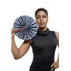Dupsie's Koumadi African Kente Print Folding Handheld Hand Fan Hand-Crafted