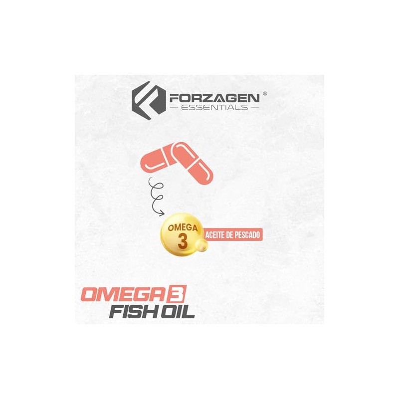 Forzagen | Suplemento Alimenticio Fish Oil | 2 g de