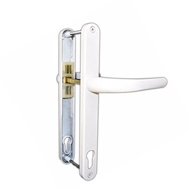 Millenco UPVC Door Handle - 117mm PZ - 236mm Centres - Lever/Lever - DH4630 V (White)
