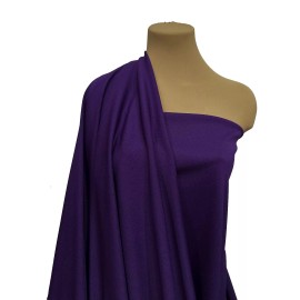 SCUBA KNIT STRETCH  DEEP PURPLE  100% POLY , PANTS, SUITS, DRESSES . 58 "