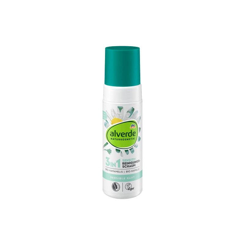alverde NATURKOSMETIK Sensitive Wash Foam 150 ml