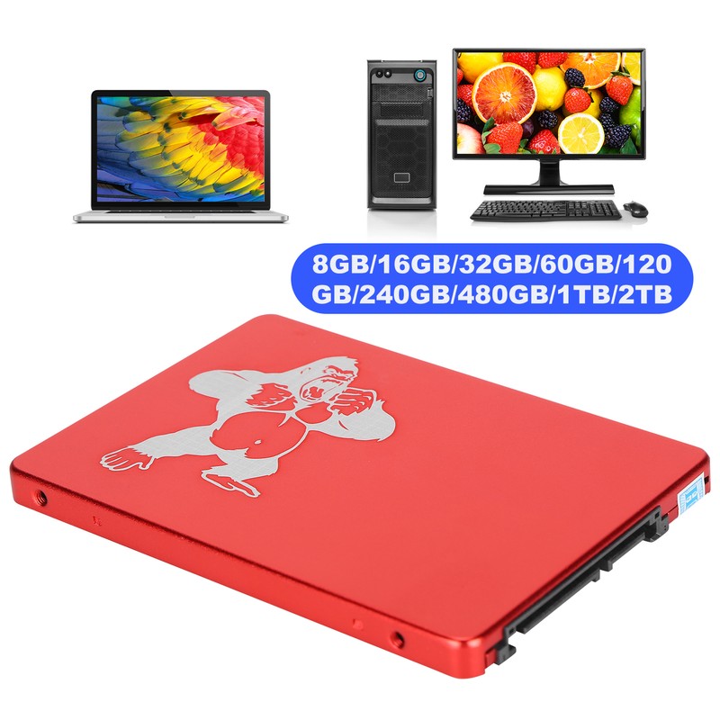 Hsthe Sea SSD Automatic Recognition Intelligent Error Correction Red Metal