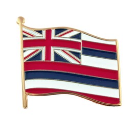PinMart Hawaii US State Flag HI Enamel Lapel Pin