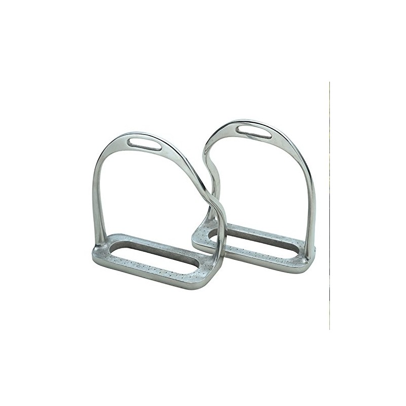 Shires Equestrian - Bent Leg Stirrup Iron - S/steel -