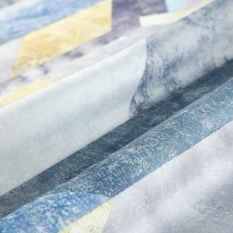 Leeva Grommet Drapes & Curtains for Office, Linen Textured Modern