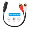 CREATOR RCA Splitter, RCA 1 Male to 2 Female Audio