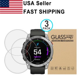 For Garmin 3PCS Tempered Glass Screen Protector For Garmin Epix Gen 2(47MM)