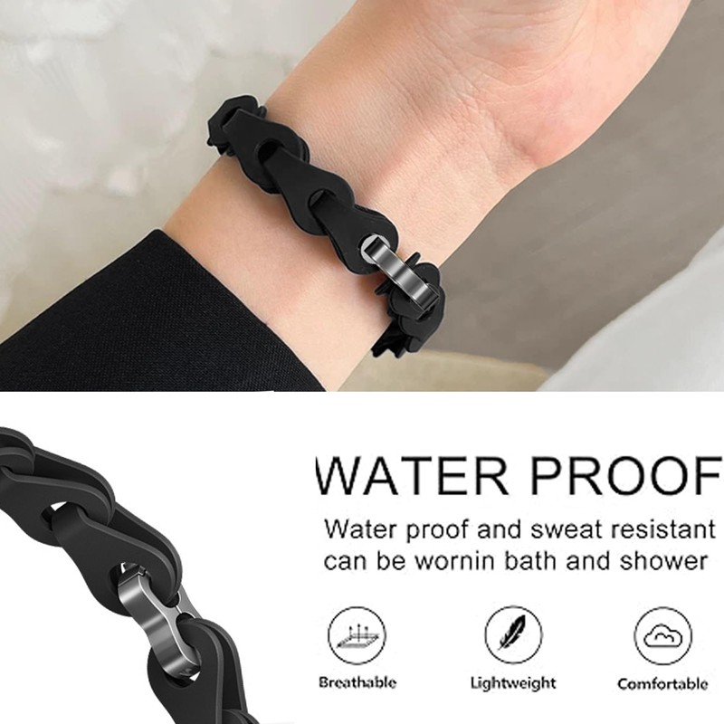 Lamshaw Compatible with Plaud NotePin Bands, Elastic Silicone Hollowed Out
