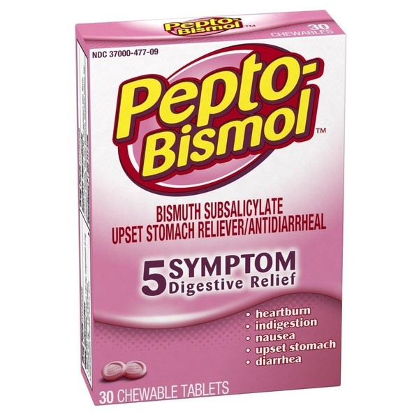 Pepto-Bismol Chewable Tablets Original 30 ea