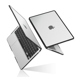 BlueSwan Case Compatible with MacBook Air 15 Inch M2 A2941 M3 A3114 M4 A3241, Released 2023-2025, Scratch-Resistant Drop-Resistant TPU Frame + Matte Protective Case, Anti-Fingerprint Hard Shell - Matt