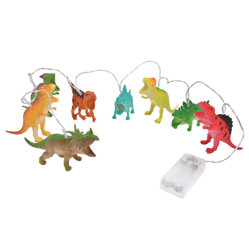 8 LED Dinosaur String Lights Battery Operated String Lights Children