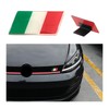 Ziciner 3D Italian Flag Emblem Badge with L Shaped Mounting
