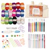 Incraftables Crochet Kit for Beginners – 85 Piece Beginner Crochet