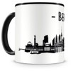 Samunshi® Berlin Skyline Coffee Cup / Tea Cup Height 95