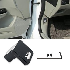 Hood Release Latch Handle, Auto Hood Release Pull Handle, Hood Latch Repair Kit, Hood Latch Release Handle Cable Repair Kit, Hood Release Aluminium Alloy Handle Pull Compatible with Honda (Black)