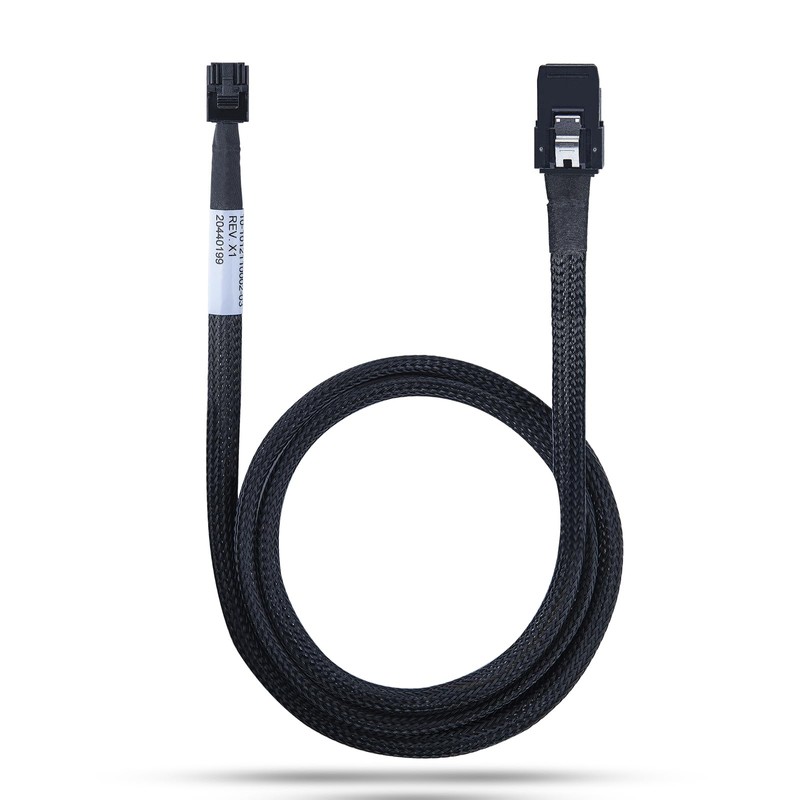H!Fiber.com Mini SAS HD SFF-8643 to Mini SAS SFF-8087 cable,