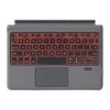 Tablet Keyboard Ergonomic Portable Bluetooth Tablet Leather Case Keyboard for