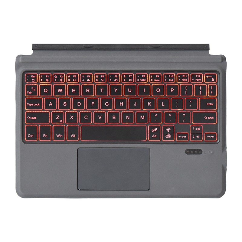 Tablet Keyboard Ergonomic Portable Bluetooth Tablet Leather Case Keyboard for