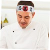 Kisangel 3pcs Japanese Hachimaki Headbands for Sushi Parties and Cooking