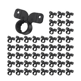 Milageto 50x Pex Clamps Butterfly 2 Hole Mount Strap Multifunction Home Improvement Fittings Tubing Supports for Copper Cpvc Pex, 3.4imch