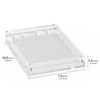 Geekria Audio Samplers Clear Acrylic Case Protector, Magnetic Closing Dust