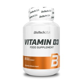 BioTechUSA Vitamin D3 Tablets | 2000 IU | for Strong Bones, Immunity & Muscle Function | Easy-to-Take Supplement | 120 Tablets