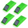 Solar Warning Lights, Magnetic Base Beacon Light 4 Pack, Green