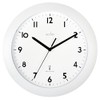 Acctim Cadiz RC Wall Clock 25.5cm White 74132, 25 cm