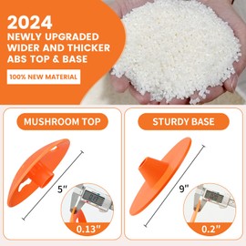 Tuszom Adjustable 2 Pack Boat Cover Support Pole with Straps, Storage Bag, Sandbag, and ABS Plastic Part