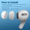 MMOBIEL 2 Pairs Replacement Earbud Tips for AirPods Pro Gen