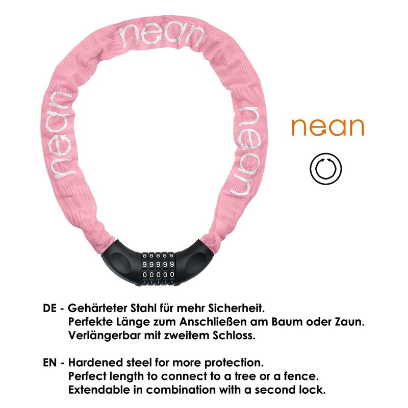 nean Bicycle Chain Lock with a Number Bicycle Chain Lock,