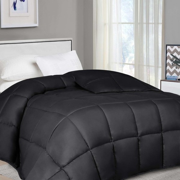 1 Piece All Seasons Reversible Oversized Down Alternative Comforter Full/Queen