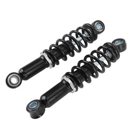 Pomya Motorcycle Rear Shock Absorber, 2 Pcs Rear Shock Damper High Performance Spring Steel Alloy for ATV for Electric Bike