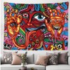 Ulticool - Psychedelic Trippy Draws Eyes - Tapestry - 200