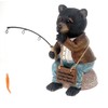 Bernie The Bear 20 cm Resin Garden Fishing/Pond Ornament