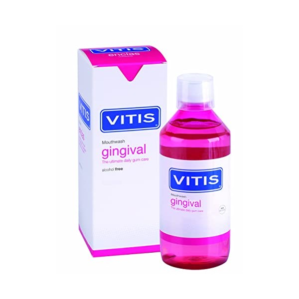 Vitis Gingival The Ultimate Daily Gum Care Alcohol Free Mouthwash, 500 ml