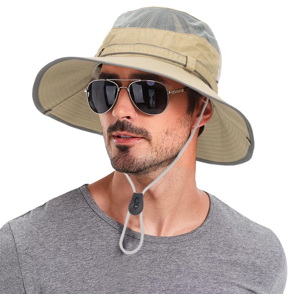 Boonie Sun Hat Men Wide Brim UV Protection Summer Hat