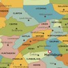 Pennsylvania Counties Map - Standard - 36" x 22" Laminated
