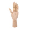 Wood Mannequin Hand Flexible Joints Fingers Drawing Mannequin Hand for