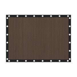 VOXBIN 90% Shade Cloth 10×10 FT with Grommets, Outdoor Sun Shade Cloth UV Block Shade Fabric for Patio, Backyards, Carport, Garden, Mocha