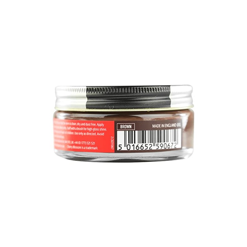 Cherry Blossom Footwear Renovating Shoe Cream Care Product, Brown, 50ml