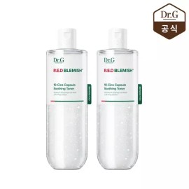 Dr.G [닥터지] NEW 레드 블레미쉬 10-시카 캡슐 수딩 토너 300ml 1+1 [Dr.G] NEW Red Blemish 10-Cica Capsule Soothing Toner 300ml 1+1