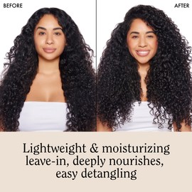 Rizos Curls Travel Refresh & Detangle Spray, Moisturizing Leave-In, Hydrate & Reduce Frizz, Add Shine & Definition with Coconut Oil, Aloe Vera & Shea Butter, 2.5 oz