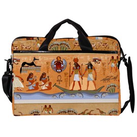 Lightweight 15 inch Laptop Bag Business Messenger Briefcases Ancient Indians Life Waterproof Computer Tablet Shoulder Bag Carrying Case Handbag for Men and Women