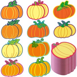 Funrous 800 Sheets Thanksgiving Sticky Notes Cute Pumpkin Notes Self Adhesive