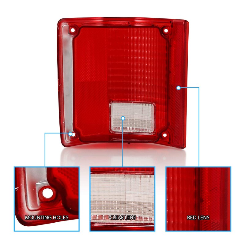 AmeriLite for 1973-1991 Chevy/GMC Blazer Suburban Jimmy Full Size Ruby
