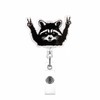 Cute Badge Holder Badge ID Retractable Badge Reel with 360°Claw